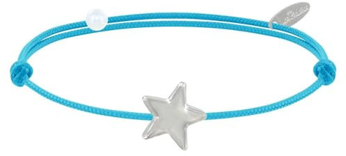 LES POULETTES BIJOUX - Bracelet Lien Etoile d'Argent 925 - Classics - Turquoise