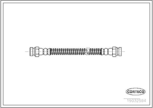 Corteco 19032594 Bremsschlauch hinten