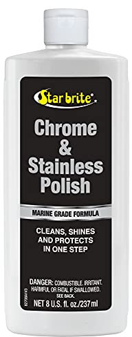 Star brite Chrome and Stainless Steel Cleaner Polish, 8 oz