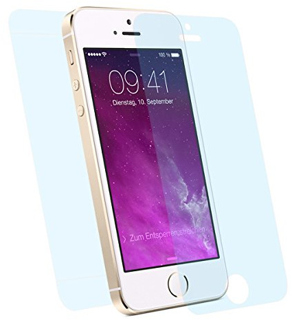 doupi Ultrathin Schutzfolie für iPhone 5 5S iPhone SE, SuperClear Display Schutz (1x Vorderseite + 1x Rückseite)