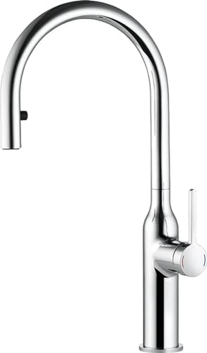 Franke KWC, Miscelatore monocomando con aeratore Estraibile sin, A 200, 10.261.102.000FL, Argento
