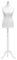 H & H Traders White Female Tailors Mannequin Display Bust Dummy FOR Dressmakers Fashion Students With A White Wood Tripod Base Size 36/38, UK 8/10 or 10/12