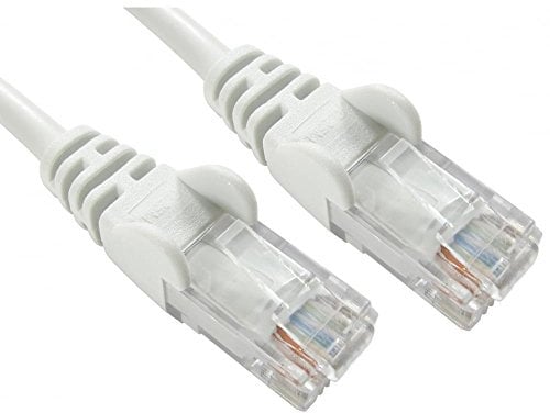 World of Data - 25m WHITE Network Cable - CAT5e - RJ45 - Ethernet - Patch - LAN - Router - Modem - 10/100