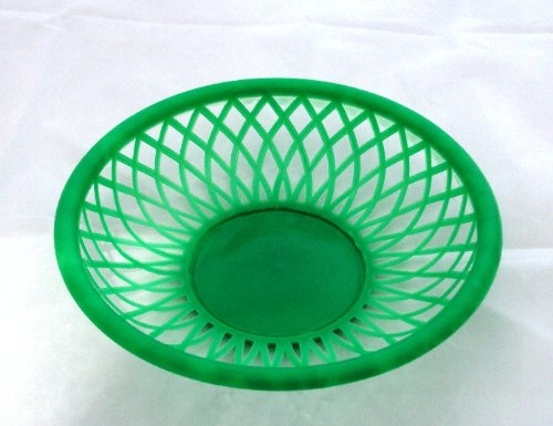 Osterkorb Set 10 Kunststoff 19 x 5 cm grün