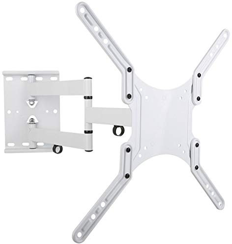 Techly 023851 Supporto a Muro Ultra Slim per TV LED LCD 23-55 Bianco Bianco