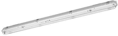 PureLed SET LED Feuchtraumleuchte Wannenleuchte IP65 mit 1X T8 LED 23W warmweiß 3000K G13 150cm Bürolampe