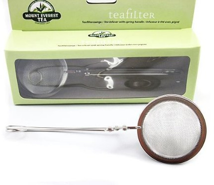 Teezange mit Feder, Durchmesser 50 mm