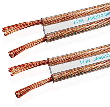 Van Damme 2 x 2.5mm Audio Twin Interconnect Speaker Cable (Total Definition Directional Hi-Fi) 268-502-000 1 Metre / 1M