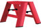 Hasegawa Ladders Lucano Marchepied Rouge