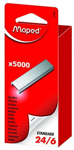 Maped Heftklammern 24/6, verzinkt, Gro packung VE = 1