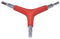 Fahrrad Mofa Werkzeug, Dreiarm Innensechskantschlüssel 4, 5, 6 mm, F-44355