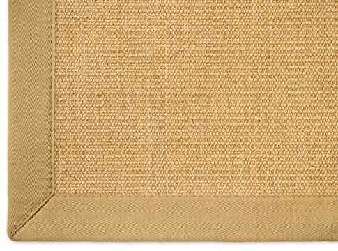 Astra Sisal Teppich Manaus mit Bordüre Farbe Chablis beige 100% Sisal - 18 Größen, Größe: 250x300 cm