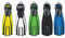 Mares Avanti Quattro + Flosse mit Band, Unisex, gelb, S (38-41)