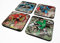 empireposter Dc Originals Burst 4 teiliges Untersetzer-Set je 10x10 cm in Geschenkverpackung, Coaster - Set