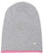 Zwillingsherz Slouch-Beanie-Mütze mit Kaschmir - Hochwertige Strickmütze für Damen Mädchen - Herz - Häkel-Rand - One Size - warm und weich im Sommer Herbst und Winter Zwillingsherz (HGR/pink)