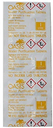 Oasis Water Purification Tablets