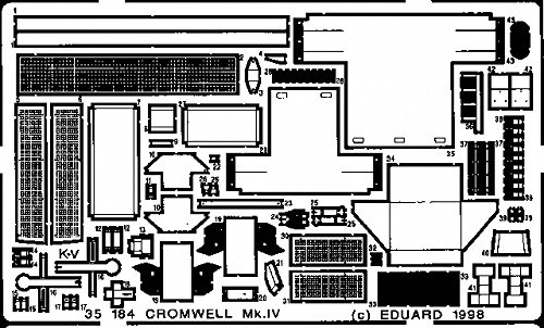 Eduard Accessories 35184 model building accessories Cromwell MK IV detail set outside