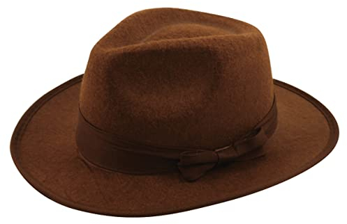 HENBRANDT Explorer Hat. Jones. Brown, Erwachsenengröße, Einheitsgröße (Mütze/Hut)