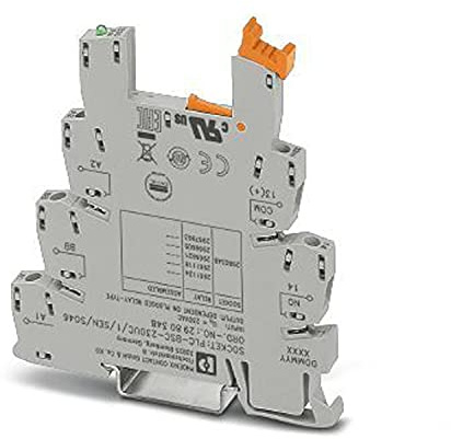 Phoenix Contact CONTACT PLC-BSC-230UC/1/SEN/SO46 PLC-Grundklemme gegen Störströme Beziehungsweise Störspannungen auf der Steuerseite mit Schraubanschluss, Ohne Relais Oder Solid State RelaisbeStkung, 10 Stück