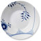 Royal Copenhagen Blue Fluted 1016910 Assiette creuse ronde en porcelaine côtelée Bleu 24 cm
