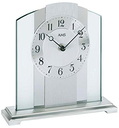 AMS Moderne Tischuhr mit Quartzwerk, batteriebetrieben - Modern Style 1120