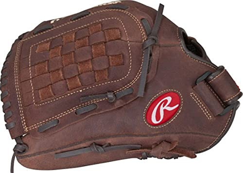 Rawlings Player Preferred Baseball Glove, Right Hand, Slow Pitch Pattern, Basket-Web with Support Strap, Custom Fit, 14 Inch