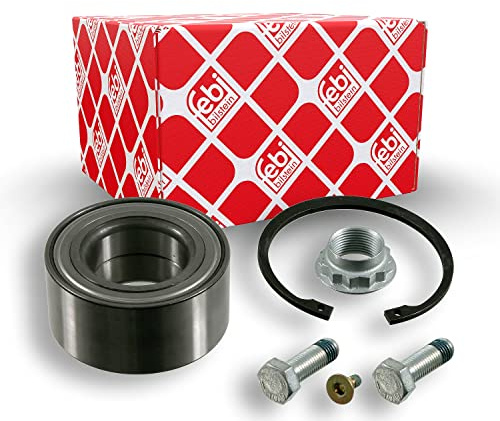 febi bilstein 21887 Radlagersatz mit Befestigungsschrauben, Achsmutter und Sicherungsring, 1 Stück