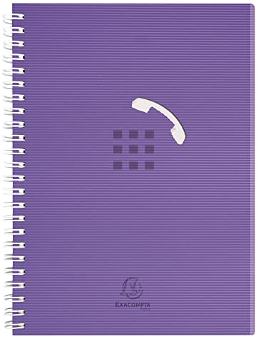 Exacompta - 20120E - Carnet d'adresses Linicolor - 15 x 21 cm - Coloris aléatoire