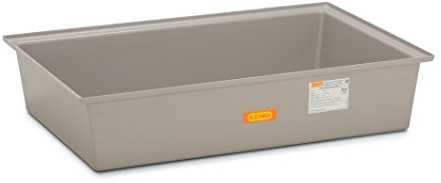 CEMO 6882 GFK-Auffangwanne, grau, 220 L