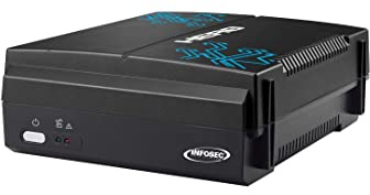 Onduleur Hero 650 - Infosec - Protection coupures électrique Box, 2 Prises parafoudre FR/Schuko,650VA/36W