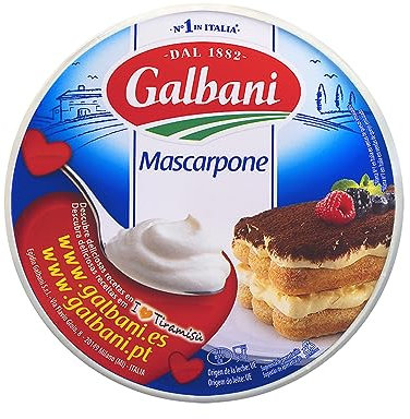 Galbani Mascarpone, fromage italien tartinable de triple creme - La boîte de 250g