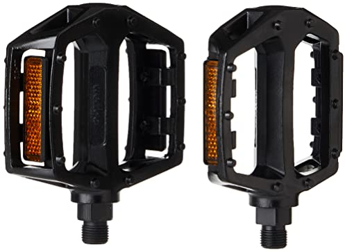 Wellgo LU-313 Ball Bearing Aluminium Mountain BMX Pedal with Reflector Black