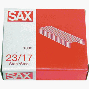 sax design 1-217-03 Sax Heftklammern 23/17 1000 St