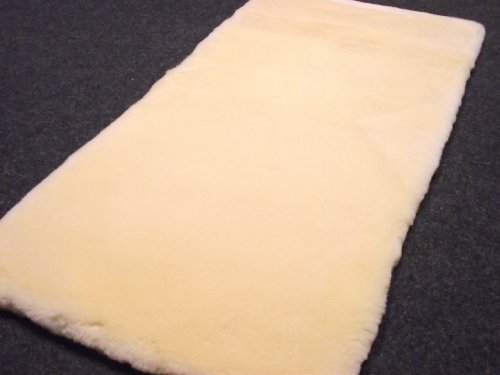 Förster-Fellnest Premium Lammfell als Lammfellunterbett, Bettauflage, Bettfell 90x200 cm, Unterbett !