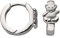 Creolen Bär BCR900432 Silber
