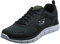 Skechers Men's Track Bucolo Oxford, Black White, 8 UK