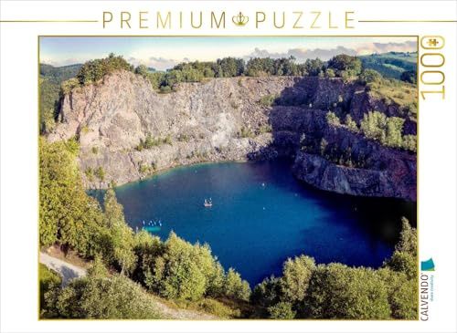 CALVENDO Puzzle Blaue Lagune Brilon-Messinghausen | 1000 Teile Lege-Größe 64 x 48 cm Foto-Puzzle für glückliche Stunden