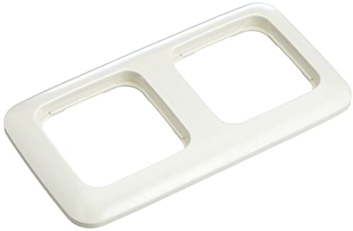 Busch-Jaeger 2512-212 2-fach Rahmen (Duroplast) Cremeweiß Busch-Duro 2000 SI 2CKA001725A0555