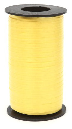 Berwick Splendorette Kräuselband, 1,9 cm breit, 457 m Spule, Gelb