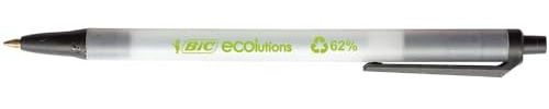 BIC Kugelschreiber BIC® ECOlutions Clic Stic, 0,32 mm, schwarz