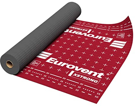 45qm Eurovent® X-STRONG 4-lagige Dachmembran Unterdeckbahn 250g/m2 Sd=0,04m TOP
