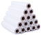 All4All Stretchfolie Transparent 500 mm 23my Verpackungsfolie Versandfolie 2,4kg Transportfolie Wickelfolie für Palette transparente Folie zur Verpackung Palettenfolie Umzugsfolie für Möbel 12 Rollen