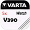 Lot de 5 cartouches de rechange VARTA V390 SR1130SW (5 pièces, V390)