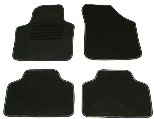 DBS 01765782 Fußmatten Set Vorne und Hinten schwarz