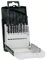 Set de 19 brocas HSS-R: Gripbox