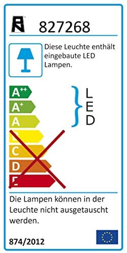 Paul Neuhaus Deckenleuchte Inigo 1x LED-Board 33,5 W, inklusiv Stahl 6631-55