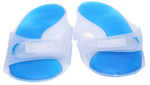 Pack De Gel Chaud Froid Pour Les Pieds Douloureux - Deux Chaussons Chauffants Refroidissants, Taille Unique