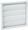 Blauberg Grey Gravity Grille 125 mm - 5 inch External Ducting Air Vent with Round Spigot and Non-Return Shutters for Kitchen Ceiling Extractor Fans Inline Bathroom Fan Duct Cover Exterior Wall