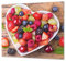 ORIGINALE tagliere in VETRO temperato – Copri-piano cottura a induzione –Tagliere pezzo UNICO (60x52 cm) o DUE pezzi (30x52 cm ognuno); D07 Frutta e Verdura: Frutti 33