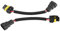 Nebelscheinwerfer Adapter Kabel, 2 Stück 9005/9006 Verlängerungskabel Nebelscheinwerfer Verlängerung Kabelbaum Stecker Buchse Adapter Verkabelung